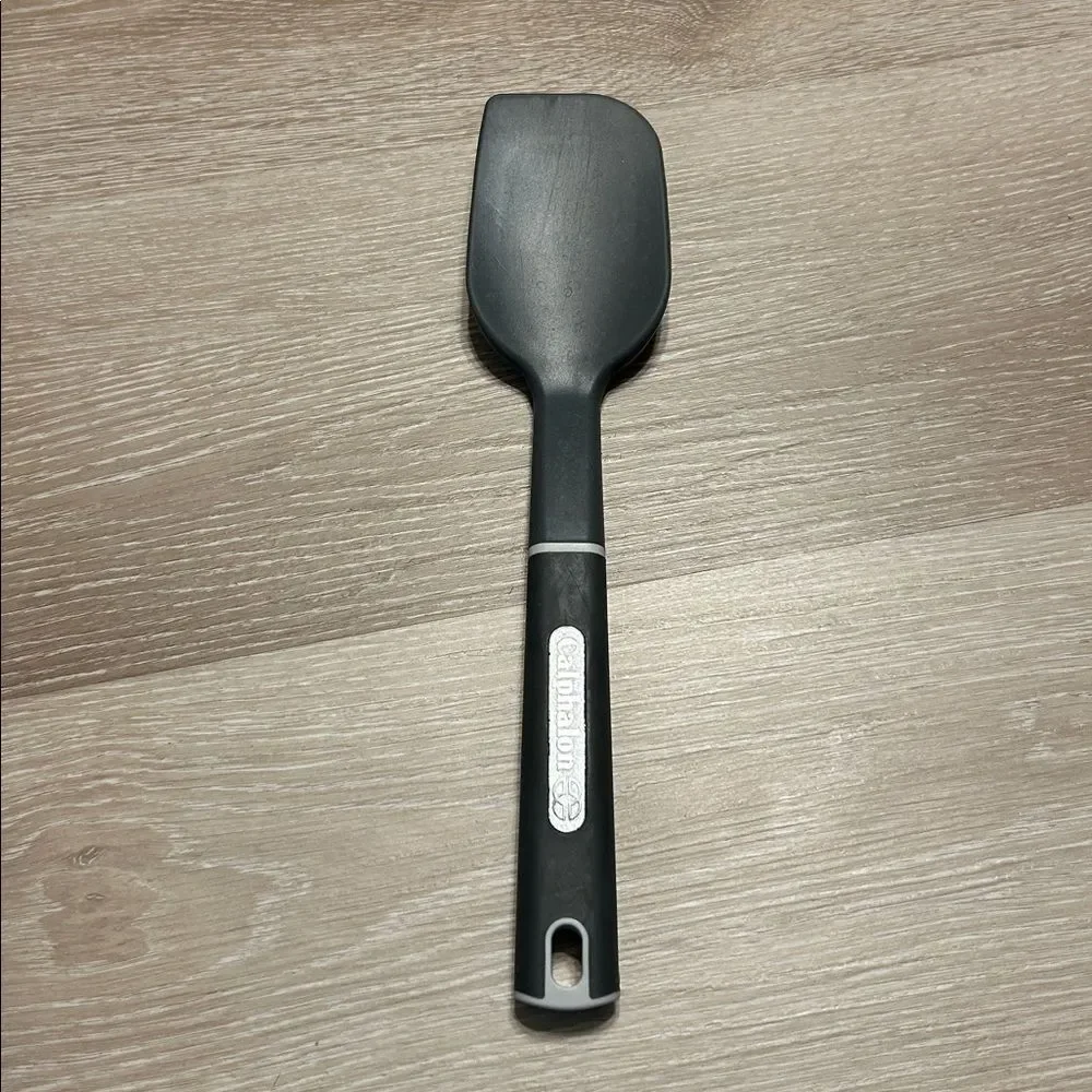Calphalon Nylon Scraper Utensil Dark Charcoal Gray Silicone